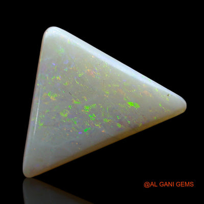 Natural Untreated Fire Opal Loose Gemstone Trillion Cabochon From Australia 2.00 Cts 14x10x3 mm AF-244