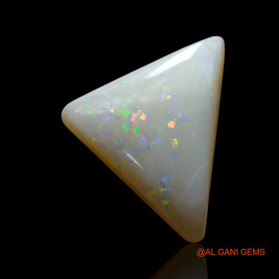 Natural Untreated Fire Opal Loose Gemstone Trillion Cabochon From Australia 2.00 Cts 14x10x3 mm AF-244