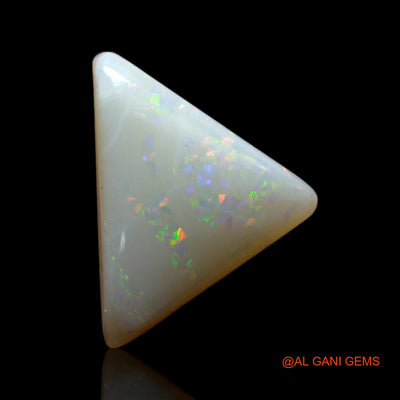 Natural Untreated Fire Opal Loose Gemstone Trillion Cabochon From Australia 2.00 Cts 14x10x3 mm AF-244