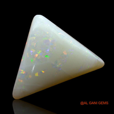 Natural Untreated Fire Opal Loose Gemstone Trillion Cabochon From Australia 2.00 Cts 14x10x3 mm AF-244