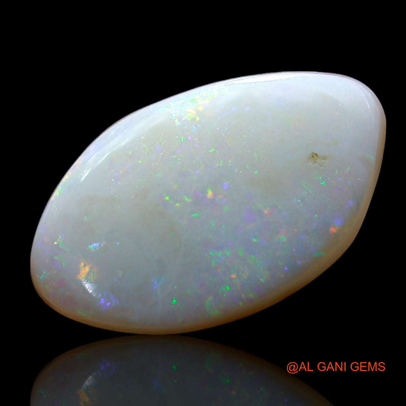 3.00 Cts Natural Australian Fire Opal Fancy Cabochon Loose Gemstone For Jewelry 15x9x4 mm AF-245