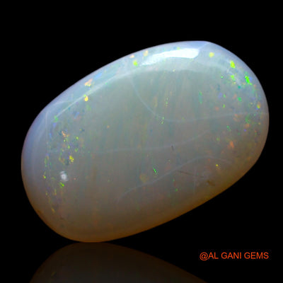 2.00 Cts Natural Australian Fire Opal Oval Cabochon Loose Gemstone For Jewelry 14x9x2 mm AF-246