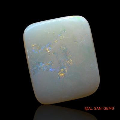 2.00 Cts Natural Australian Fire Opal Loose Gemstone Square Cabochon 12x10x2 mm AF-247