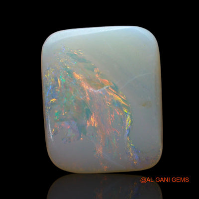 2.00 Cts Natural Australian Fire Opal Loose Gemstone Square Cabochon 12x10x2 mm AF-247