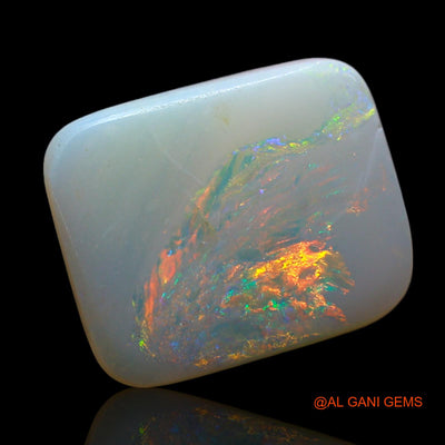 2.00 Cts Natural Australian Fire Opal Loose Gemstone Square Cabochon 12x10x2 mm AF-247