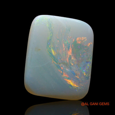 2.00 Cts Natural Australian Fire Opal Loose Gemstone Square Cabochon 12x10x2 mm AF-247