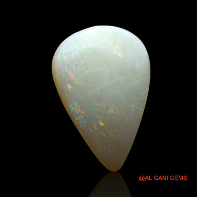 3.00 Cts Natural Australian Fire Opal Loose Gemstone Pear Cabochon 14x10x4 mm AF-248