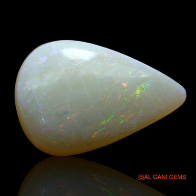3.00 Cts Natural Australian Fire Opal Loose Gemstone Pear Cabochon 14x10x4 mm AF-248