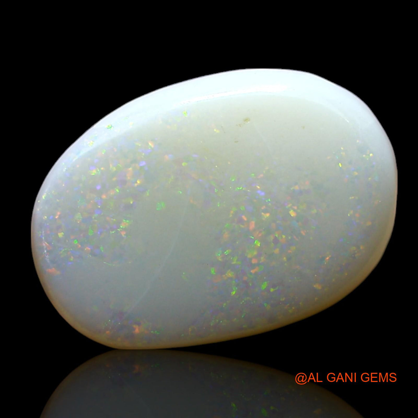 3.00 Cts Natural Australian Fire Opal Loose Gemstone Oval Cabochon 14x10x4 mm AF-249