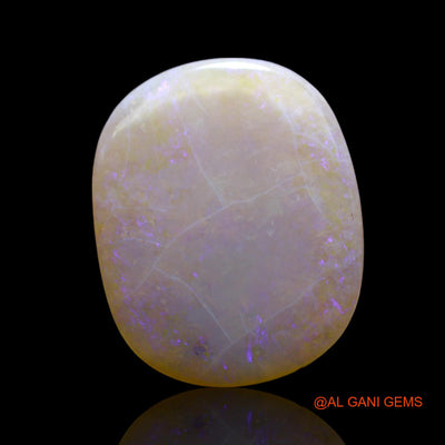 7.00 Cts Natural Australian Fire Opal Loose Gemstone Oval Cabochon 19x15x3 mm AF-24