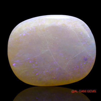 7.00 Cts Natural Australian Fire Opal Loose Gemstone Oval Cabochon 19x15x3 mm AF-24