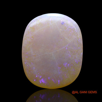 7.00 Cts Natural Australian Fire Opal Loose Gemstone Oval Cabochon 19x15x3 mm AF-24