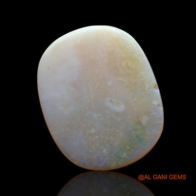 7.00 Cts Natural Australian Fire Opal Loose Gemstone Oval Cabochon 19x15x3 mm AF-24