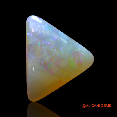 3.00 Cts Natural Australian Fire Opal Loose Gemstone Trillion Cabochon 11x12x4 mm AF-250