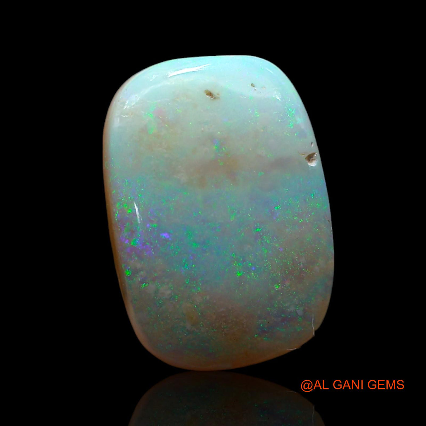 4.00 Cts Unheated Australian Fire Opal Loose Gemstone Oval Cabochon Natural 17x9x4 mm AF-251