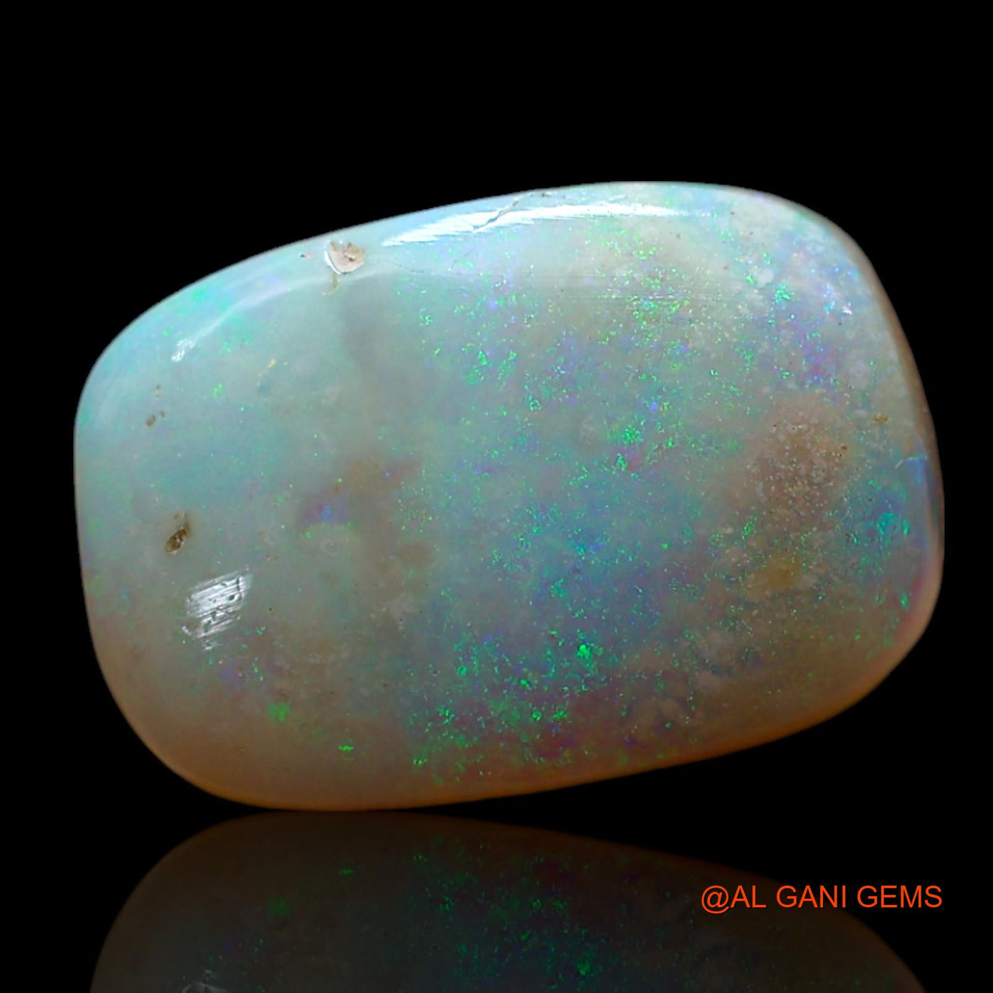 4.00 Cts Unheated Australian Fire Opal Loose Gemstone Oval Cabochon Natural 17x9x4 mm AF-251