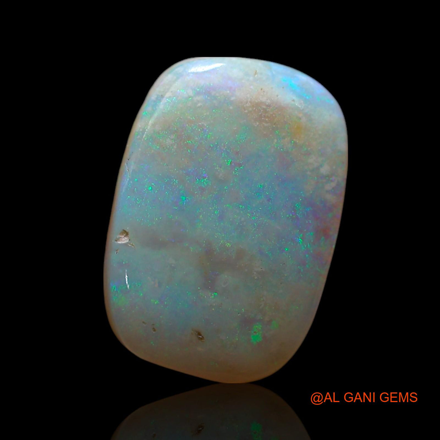 4.00 Cts Unheated Australian Fire Opal Loose Gemstone Oval Cabochon Natural 17x9x4 mm AF-251
