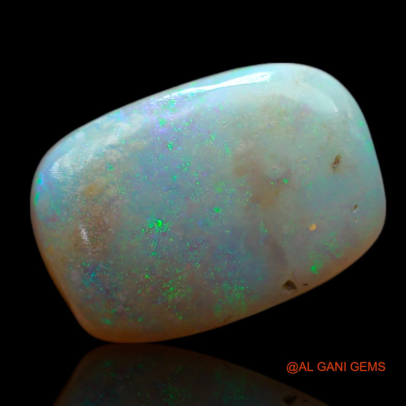 4.00 Cts Unheated Australian Fire Opal Loose Gemstone Oval Cabochon Natural 17x9x4 mm AF-251