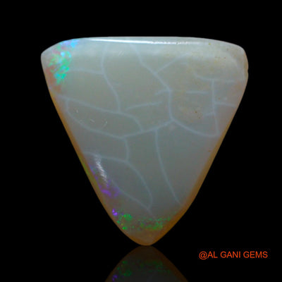 2.00 Cts Natural Australian Fire Opal Loose Gemstone Trillion Cabochon 12x11x3 mm AF-254