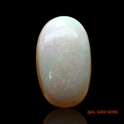 4.00 Cts Unheated Australian Fire Opal Loose Gemstone Oval Cabochon Natural 14x8x4 mm AF-255