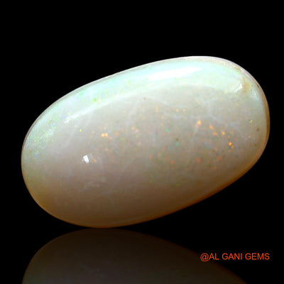 4.00 Cts Unheated Australian Fire Opal Loose Gemstone Oval Cabochon Natural 14x8x4 mm AF-255