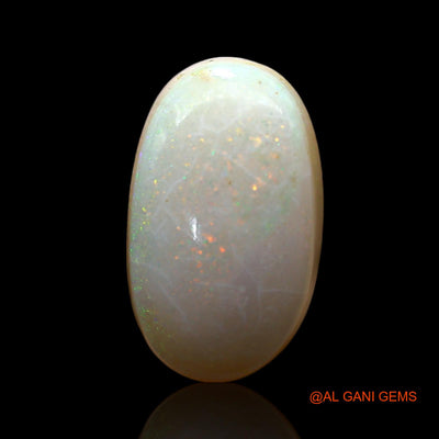 4.00 Cts Unheated Australian Fire Opal Loose Gemstone Oval Cabochon Natural 14x8x4 mm AF-255
