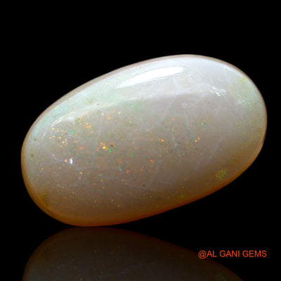 4.00 Cts Unheated Australian Fire Opal Loose Gemstone Oval Cabochon Natural 14x8x4 mm AF-255