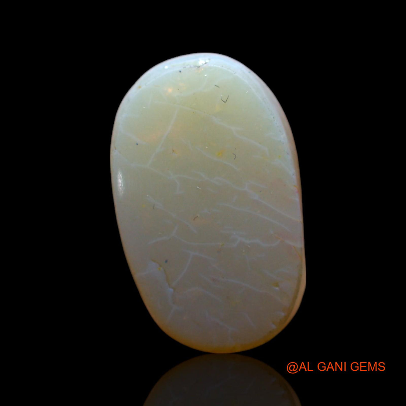 4.00 Cts Natural Australian Fire Opal Loose Gemstone Oval Cabochon 14x9x5 mm AF-256