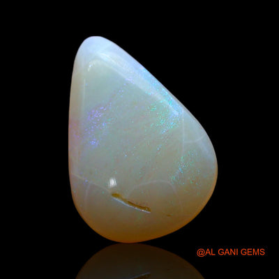 3.00 Cts Natural Australian Fire Opal Pear Cabochon Loose Gemstone For Jewelry 14x10x4 mm AF-257