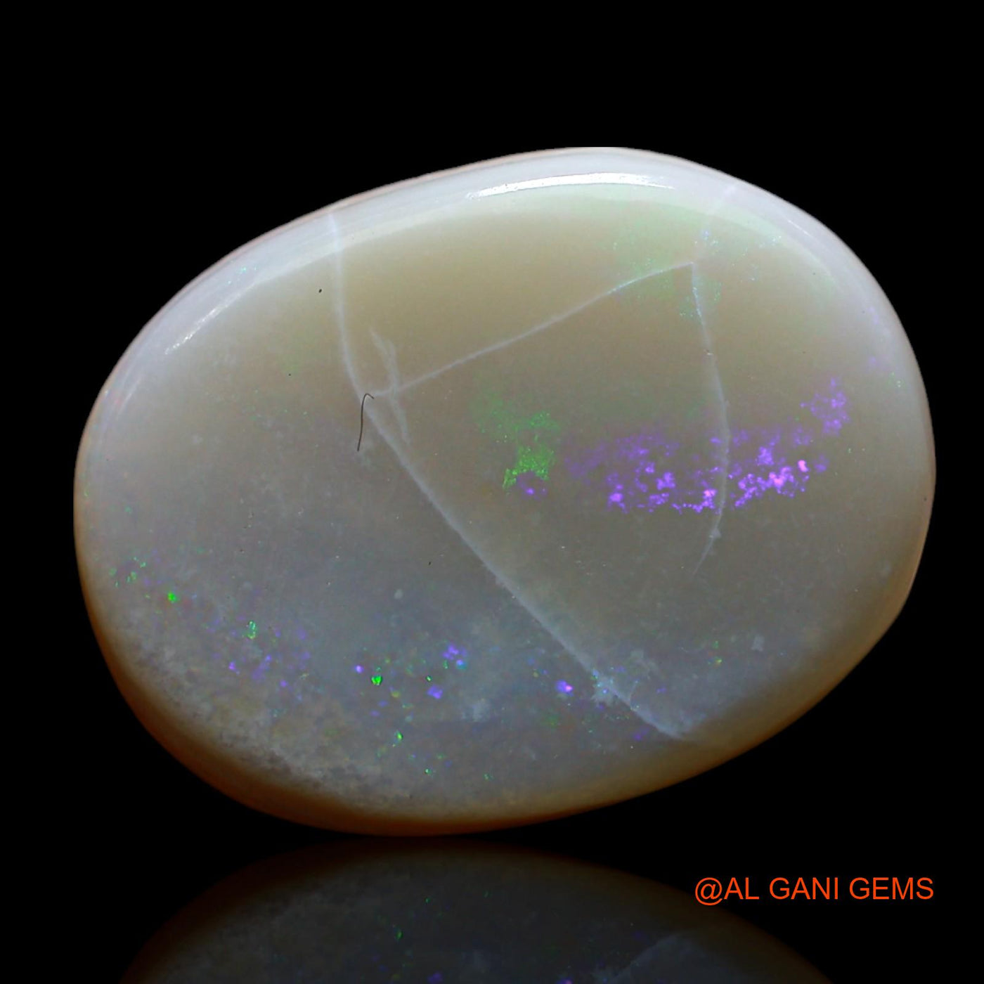 11.00 Cts Natural Australian Fire Opal Oval Cabochon Loose Gemstone For Jewelry 19x15x5 mm AF-25