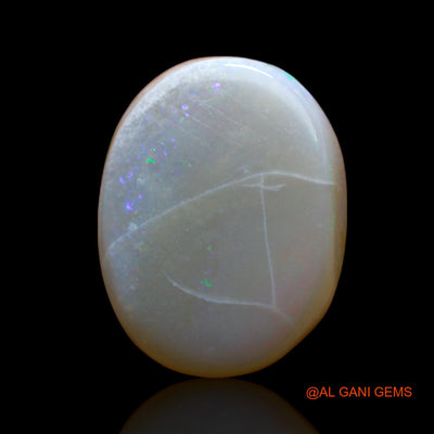 11.00 Cts Natural Australian Fire Opal Oval Cabochon Loose Gemstone For Jewelry 19x15x5 mm AF-25