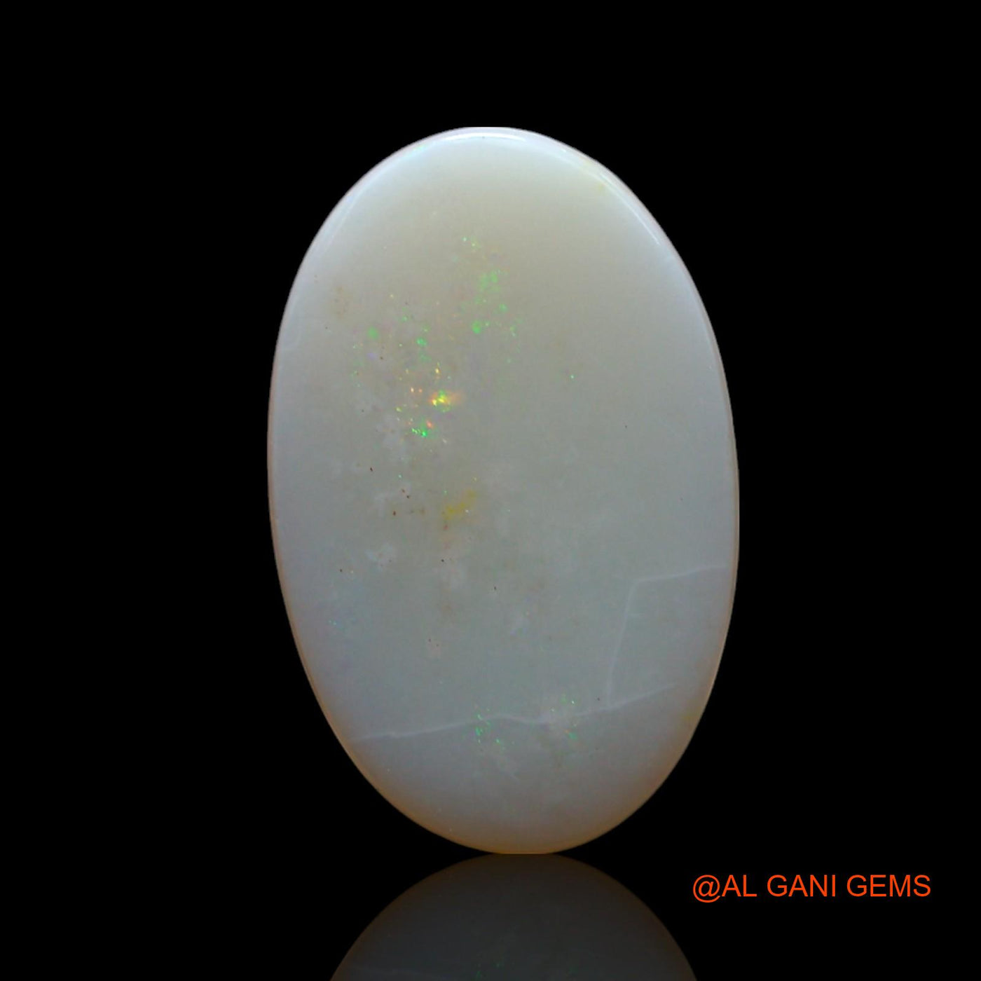 2.00 Cts Unheated Australian Fire Opal Loose Gemstone Oval Cabochon Natural 14x9x3 mm AF-261
