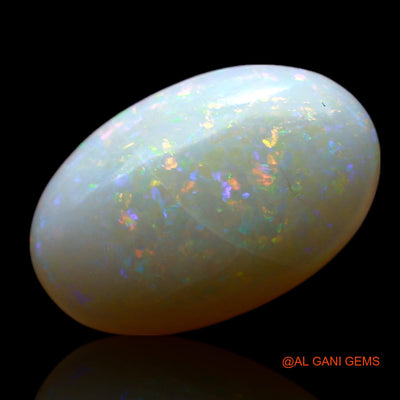2.00 Cts Unheated Australian Fire Opal Loose Gemstone Oval Cabochon Natural 14x9x3 mm AF-261