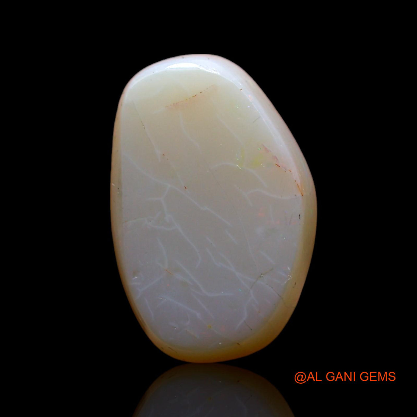 4.00 Cts Natural Australian Fire Opal Loose Gemstone Oval Cabochon 13x9x4 mm AF-262