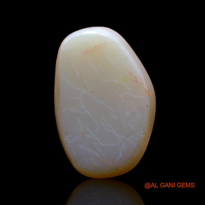 4.00 Cts Natural Australian Fire Opal Loose Gemstone Oval Cabochon 13x9x4 mm AF-262