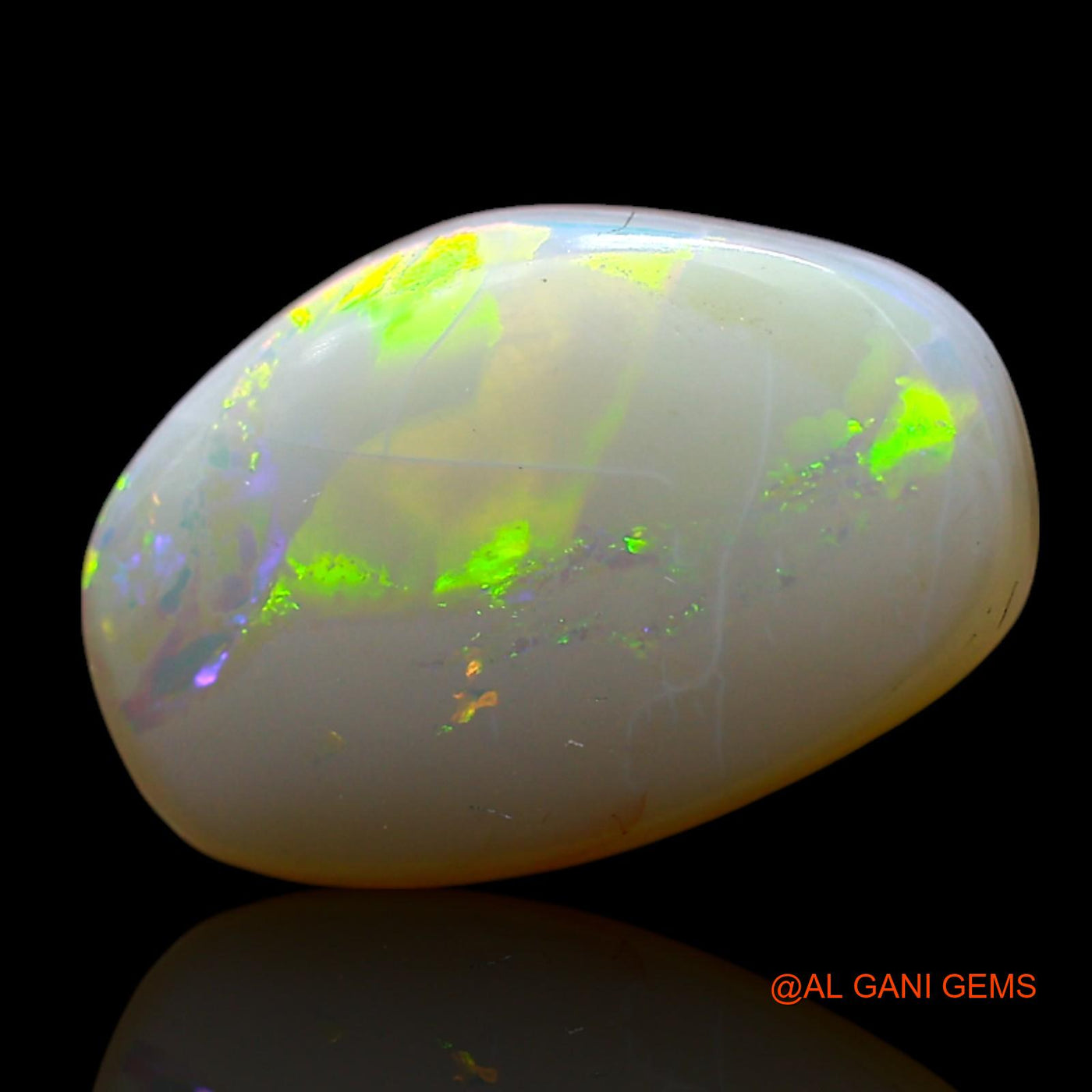 4.00 Cts Natural Australian Fire Opal Loose Gemstone Oval Cabochon 13x9x4 mm AF-262