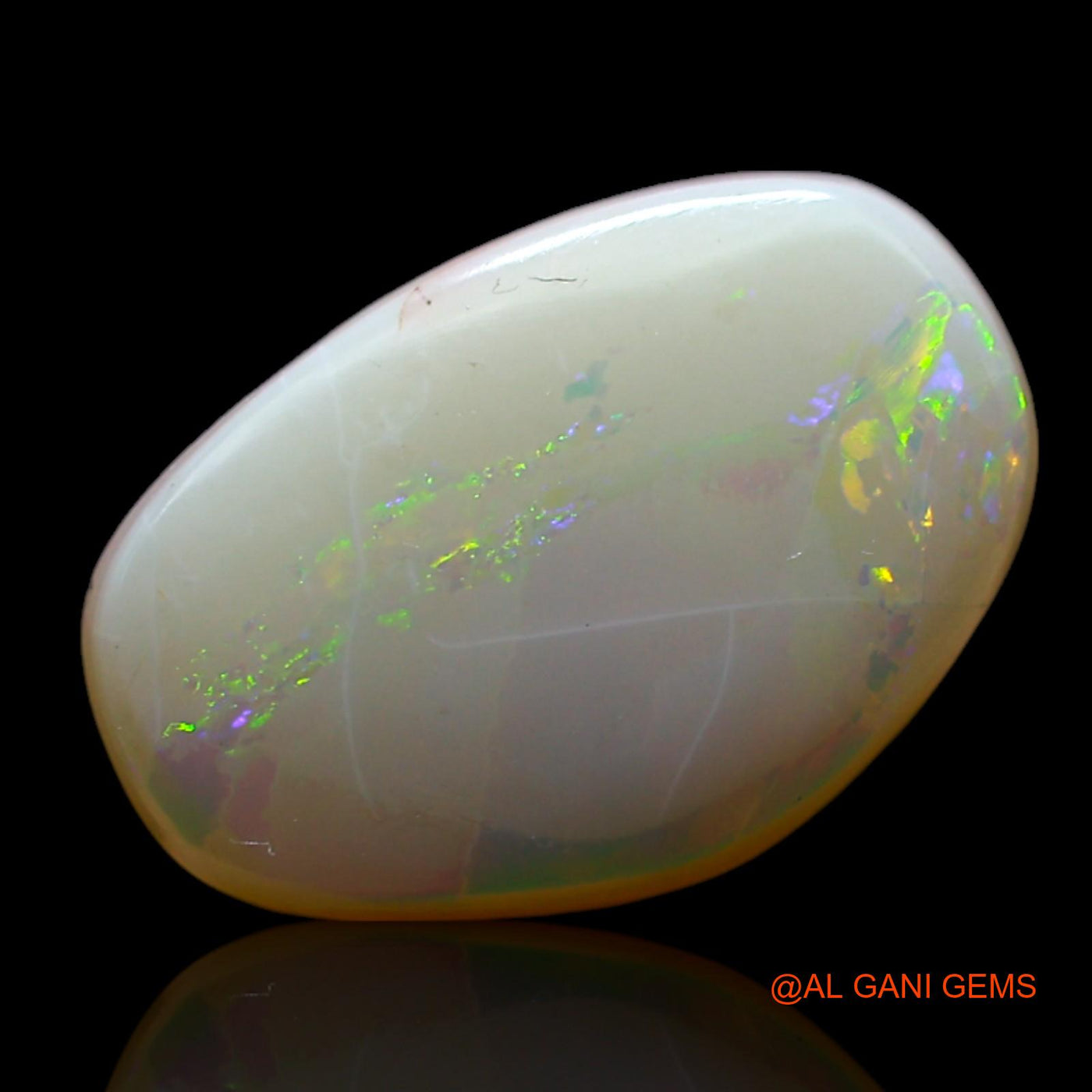 4.00 Cts Natural Australian Fire Opal Loose Gemstone Oval Cabochon 13x9x4 mm AF-262