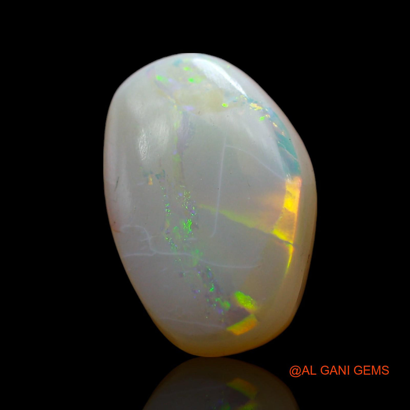 4.00 Cts Natural Australian Fire Opal Loose Gemstone Oval Cabochon 13x9x4 mm AF-262
