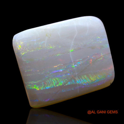 2.00 Cts Natural Australian Fire Opal Loose Gemstone Square Cabochon 12x9x2 mm AF-263