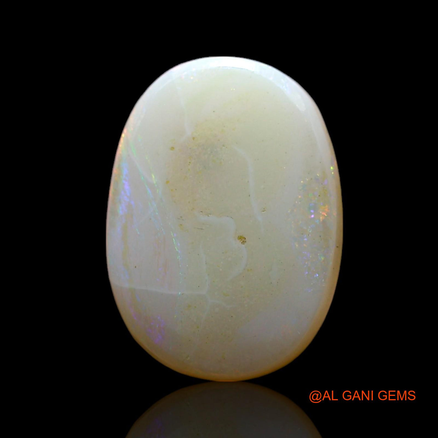 3.00 Cts Natural Australian Fire Opal Loose Gemstone Oval Cabochon 13x9x3 mm AF-265