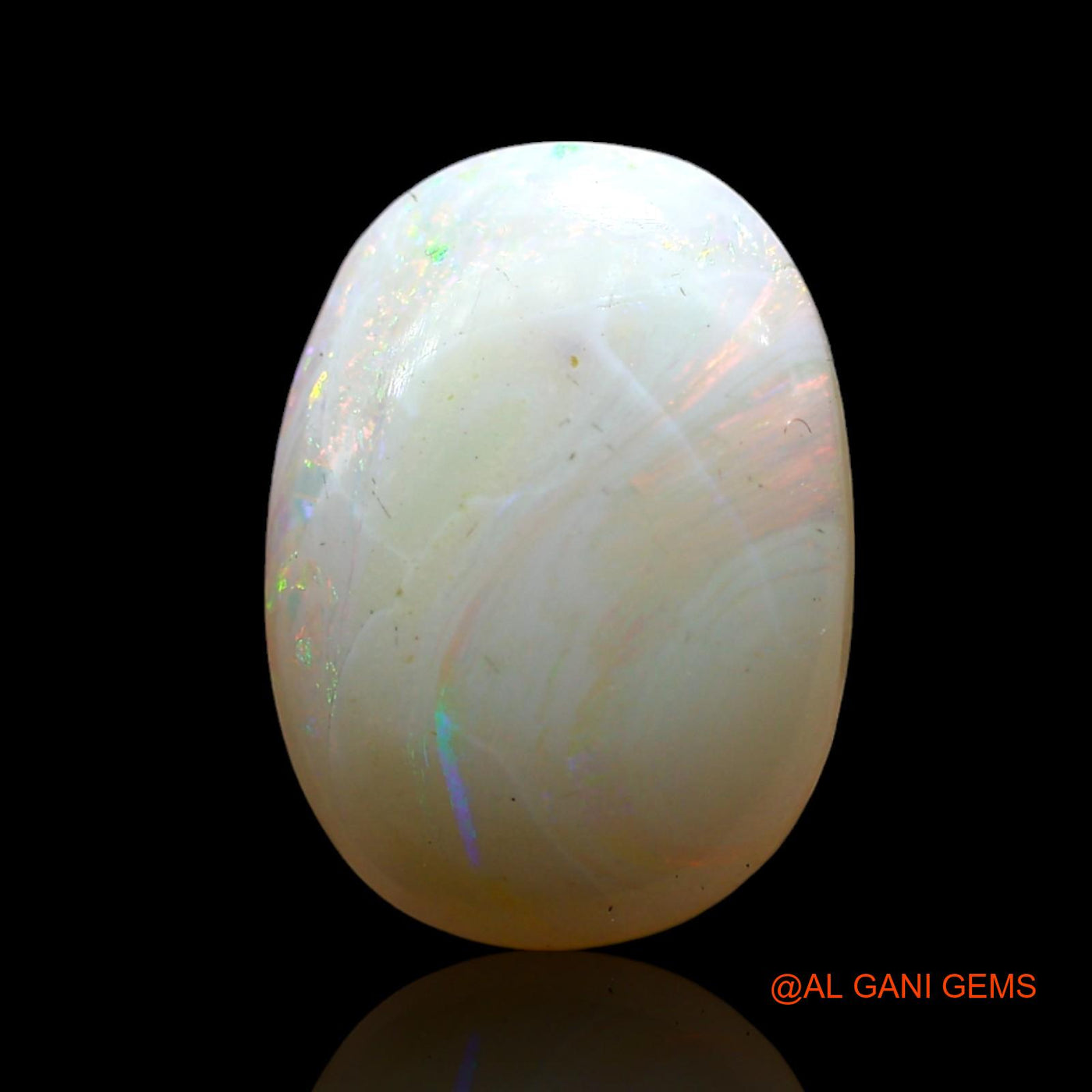 3.00 Cts Natural Australian Fire Opal Loose Gemstone Oval Cabochon 13x9x3 mm AF-265