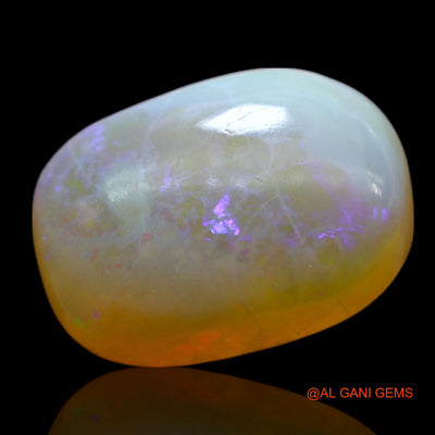 Natural Untreated Fire Opal Loose Gemstone Oval Cabochon From Australia 3.00 Cts 13x9x4 mm AF-270