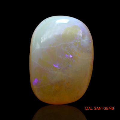 Natural Untreated Fire Opal Loose Gemstone Oval Cabochon From Australia 3.00 Cts 13x9x4 mm AF-270