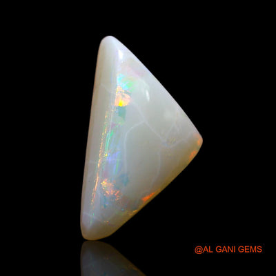 3.00 Cts Natural Australian Fire Opal Loose Gemstone Trillion Cabochon 14x8x5 mm AF-271