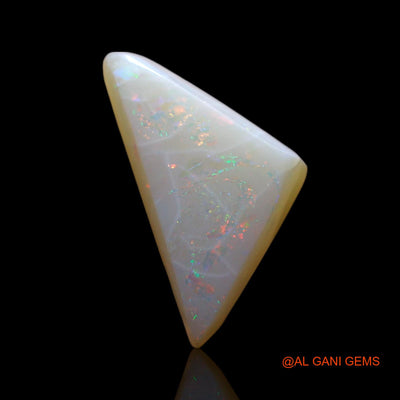 3.00 Cts Natural Australian Fire Opal Loose Gemstone Trillion Cabochon 14x8x5 mm AF-271