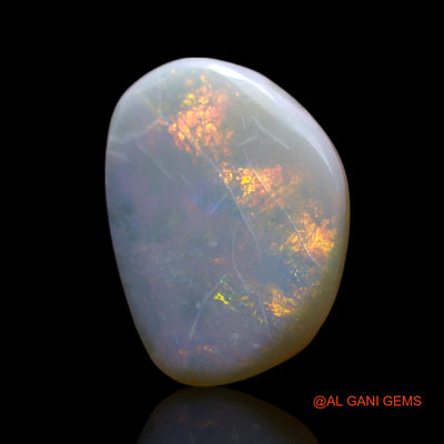 3.00 Cts Natural Australian Fire Opal Loose Gemstone Fancy Cabochon 13x10x3 mm AF-272
