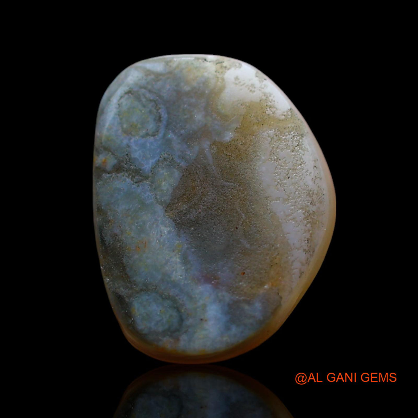 3.00 Cts Natural Australian Fire Opal Loose Gemstone Fancy Cabochon 13x10x3 mm AF-272