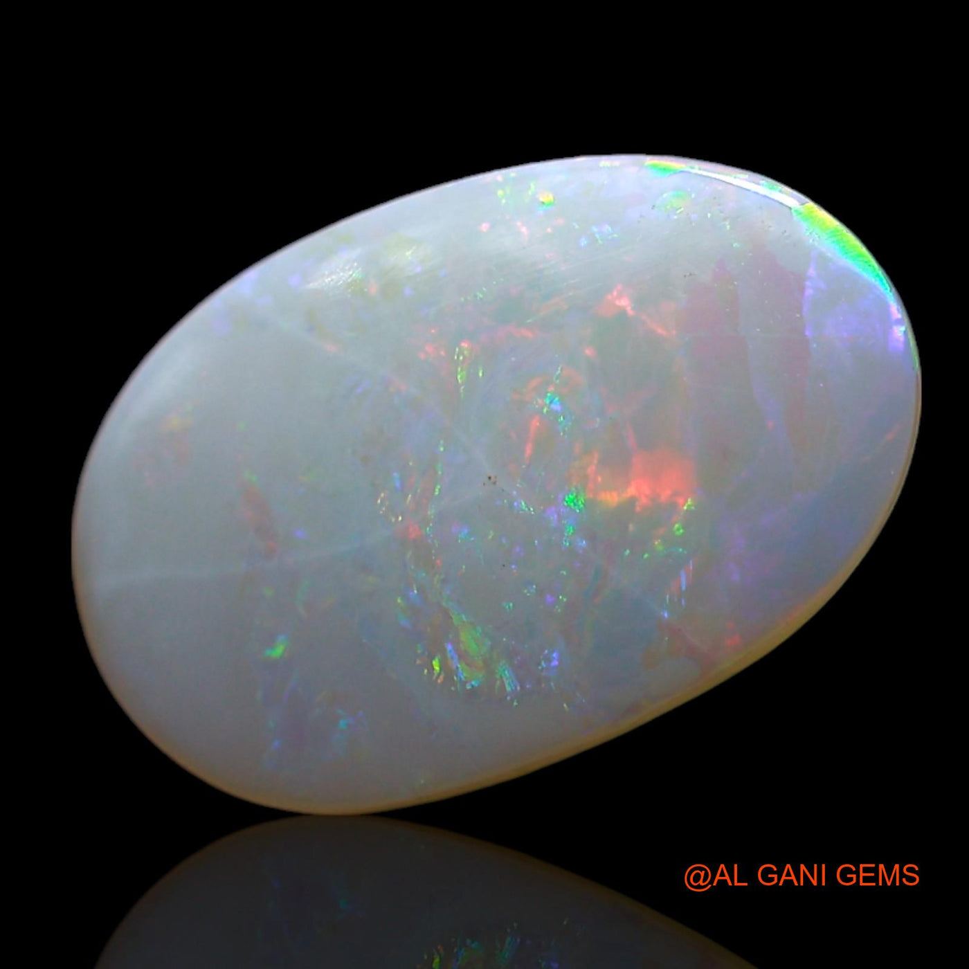 2.00 Cts Natural Australian Fire Opal Loose Gemstone Oval Cabochon 13x9x2 mm AF-274