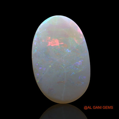 2.00 Cts Natural Australian Fire Opal Loose Gemstone Oval Cabochon 13x9x2 mm AF-274