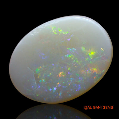 2.00 Cts Unheated Australian Fire Opal Loose Gemstone Oval Cabochon Natural 12x9x3 mm AF-276